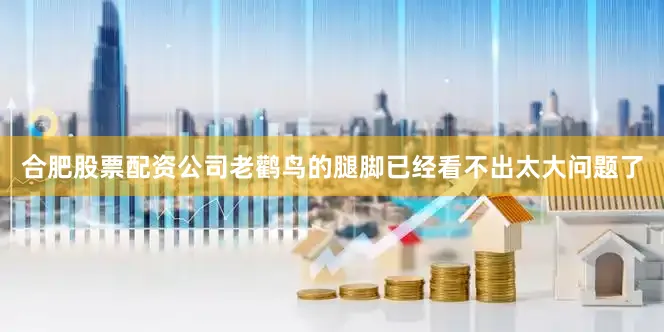合肥股票配资公司老鹳鸟的腿脚已经看不出太大问题了